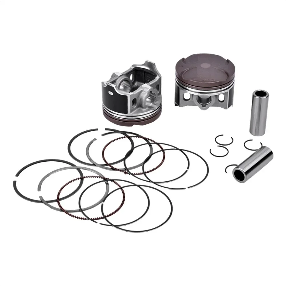 62mm Motorcycle Cylinder Head Overhaul Mat Piston Rings Gasket Kit for Kawasaki EX250 Ninja 250R 2013-2017