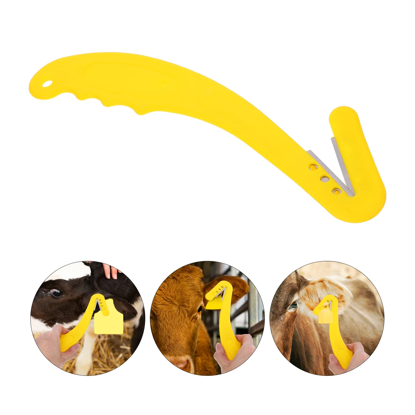 

Pig Ear Tag Unloading Label Knife The Goat Plastic Livestock Tags Removal Tools