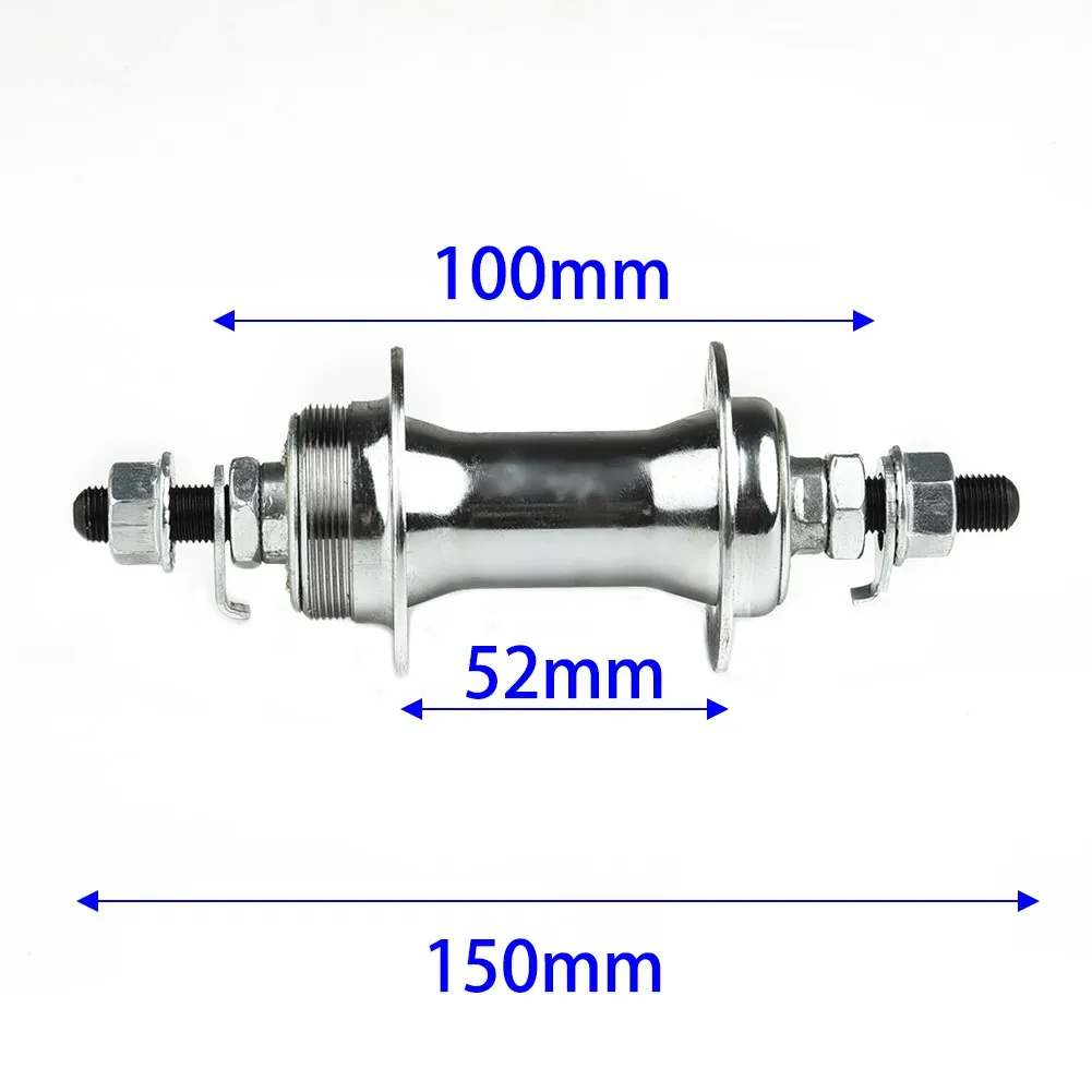 1pcs Mountain Bike Double-end Threaded Disc Brake Hub Bicycle Front Rear Brake Discs Variable Speed Rotating Brake Hub Flywheel