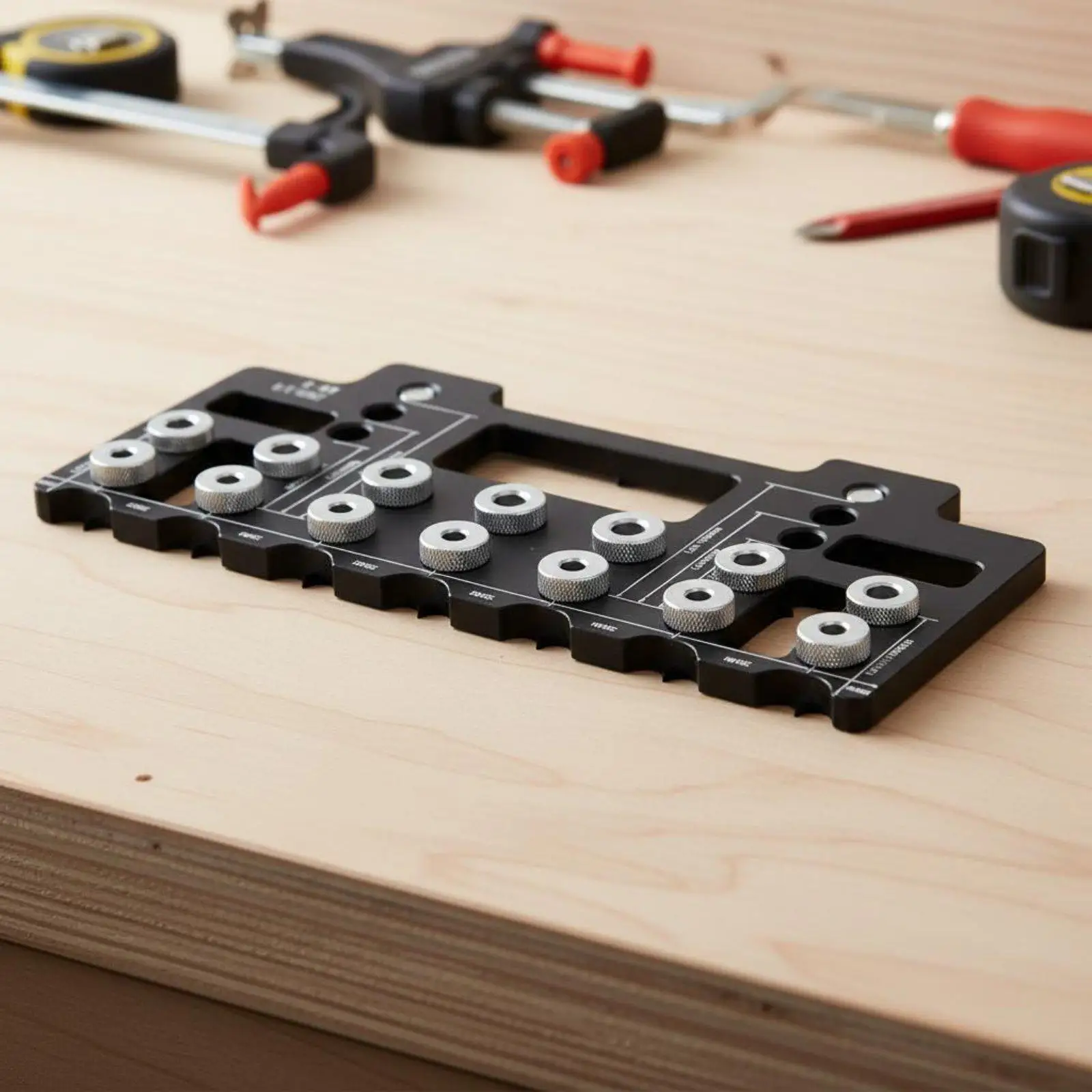 furniture-drilling-template-tool-aluminum-alloy-guide-for-straight-holes-drill-organizer-workshop-accessory
