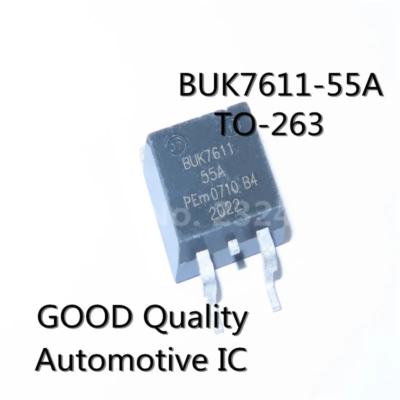 10PCS  BUK7611-55A TO-263 N-channel 55V 75A  In Stock