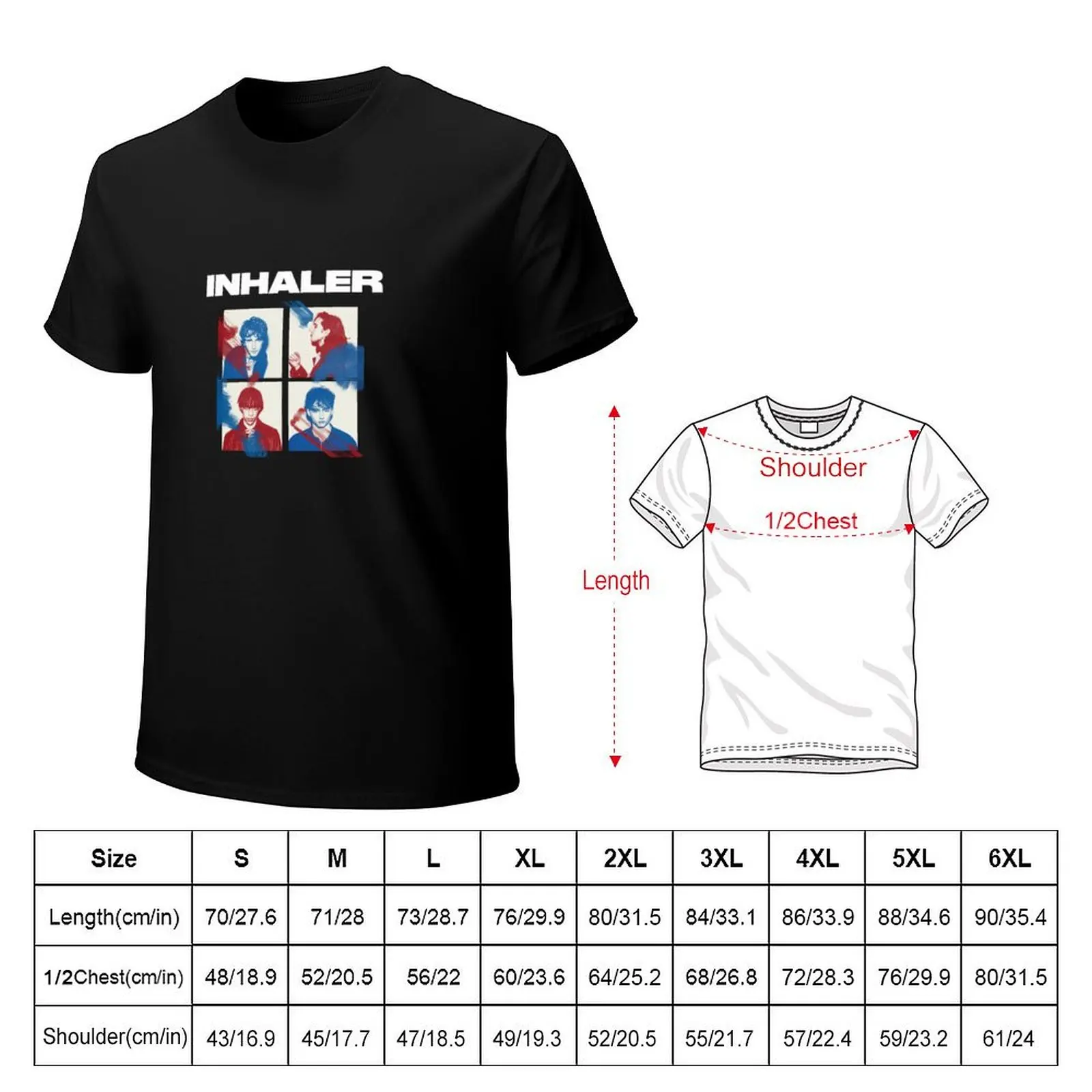 Inhaler Band, Inhaler, Band, Elijah Hewson, Indie, Josh Jenkinson T-Shirt Fashion Casual Short Sleeve Top
