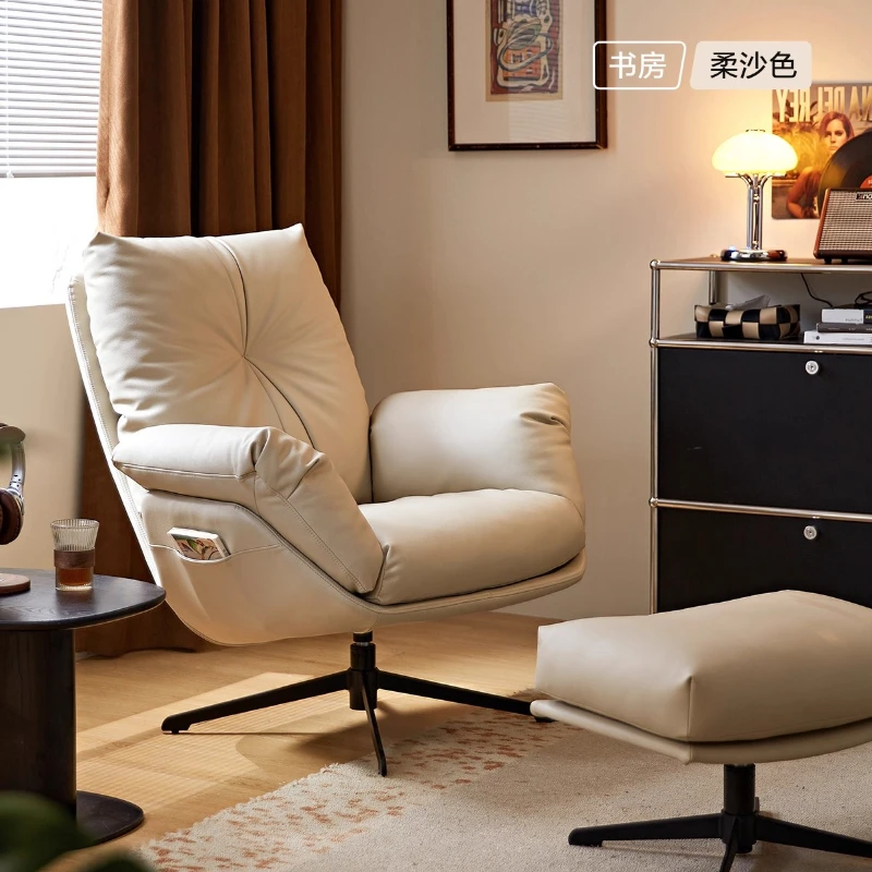 

Home Single Seat Sofa Office Rest Living Room Balcony Rotating Leisure Comfortable Lazy Tiger Chair Italian Light Luxury