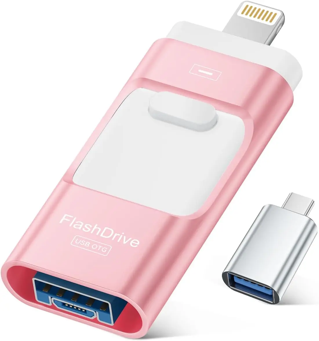 

256GB Photo Stick for iPhone iPad Android PC, External Storage for Photos Videos Backup Transfer