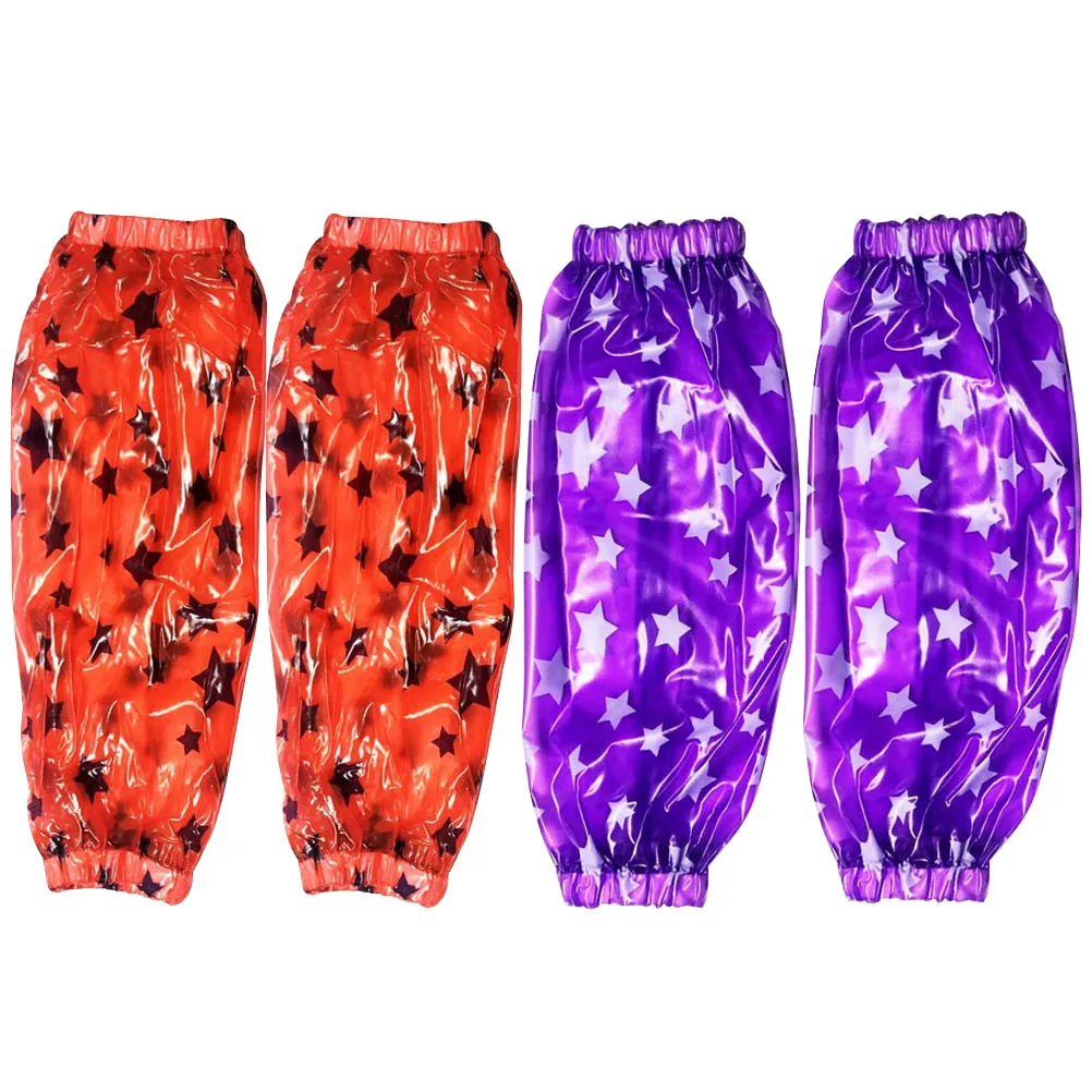2 Pairs Waterproof Arm Sleeve Protectors Kitchen Cleaning Oversleeve Women Men Oilproof Quick Dry Elastic Fits Adults