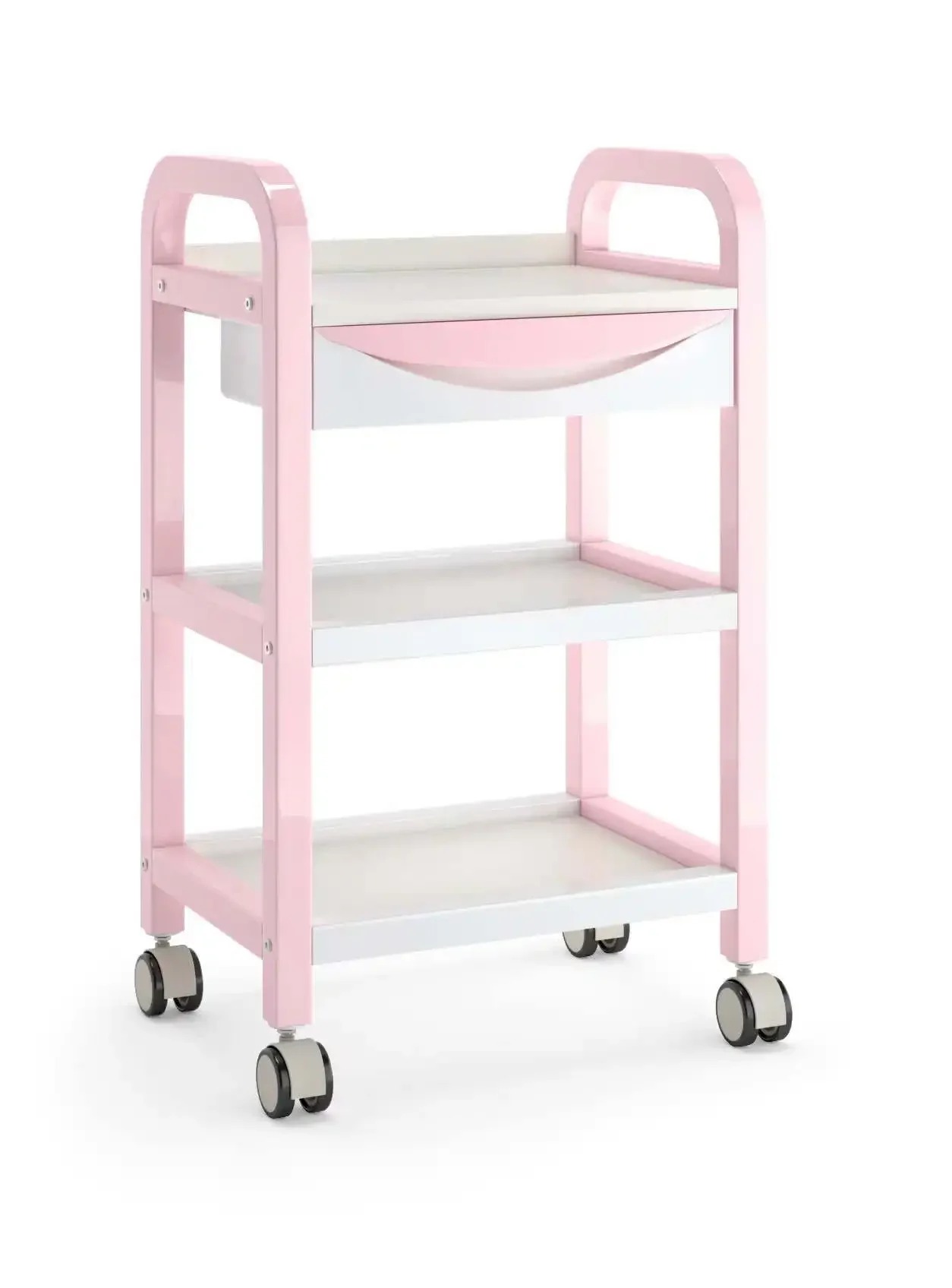 Carro De belleza, carrito De salón De belleza, herramienta De manicura y peluquería, Carro Auxiliar, Organizador De Metal, muebles comerciales