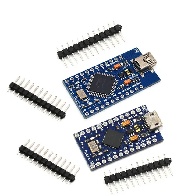 Pro Micro ATmega32U4 5V 16Mhz Vervangen ATmega328 Voor Arduino Atmega 32U4 Pro Mini Met 2 Rij Pin Header