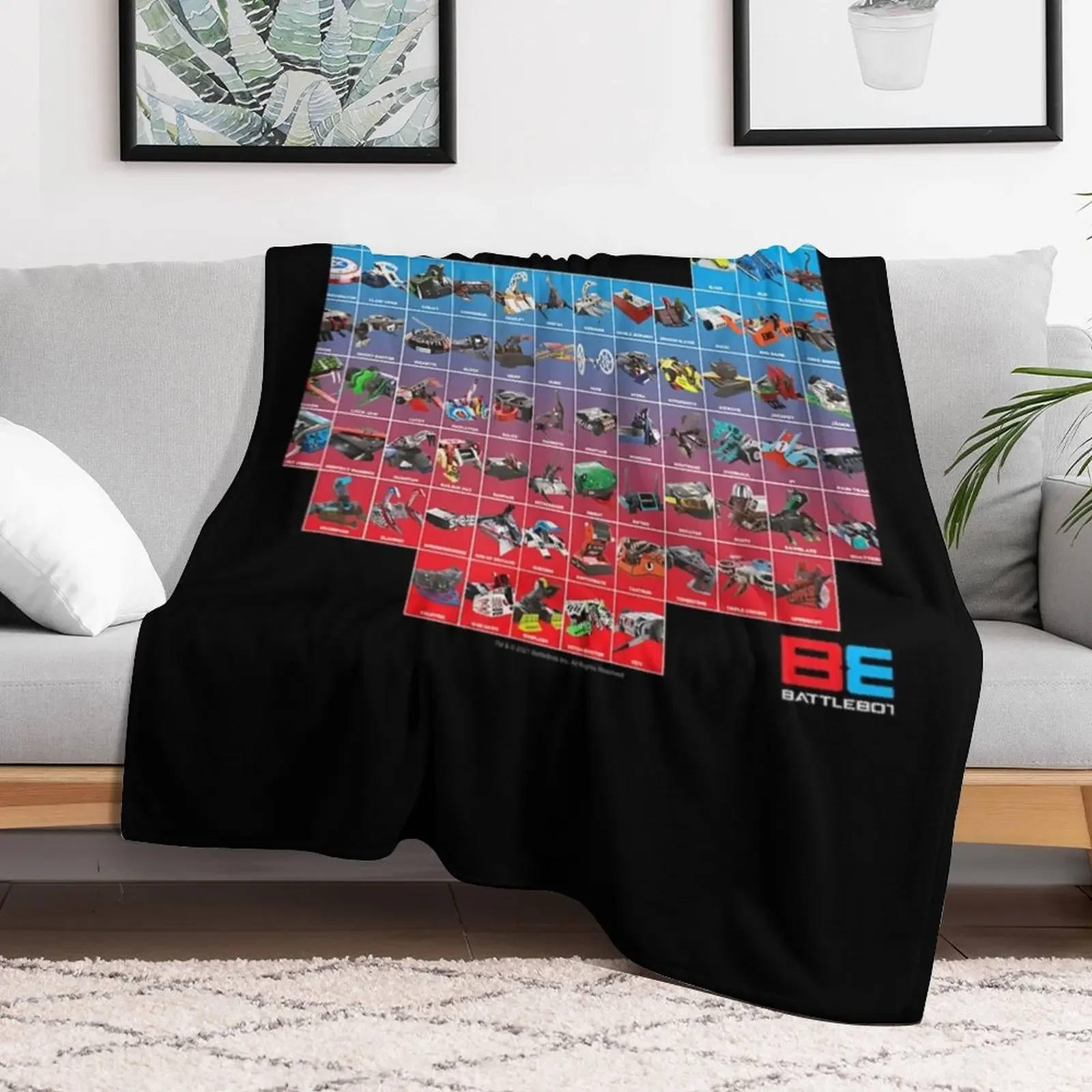 Battlebot Robots Robotics Bots Battlebots Logo Battlebots Design Battlebots Discount Dres Throw Blanket Camping Blankets