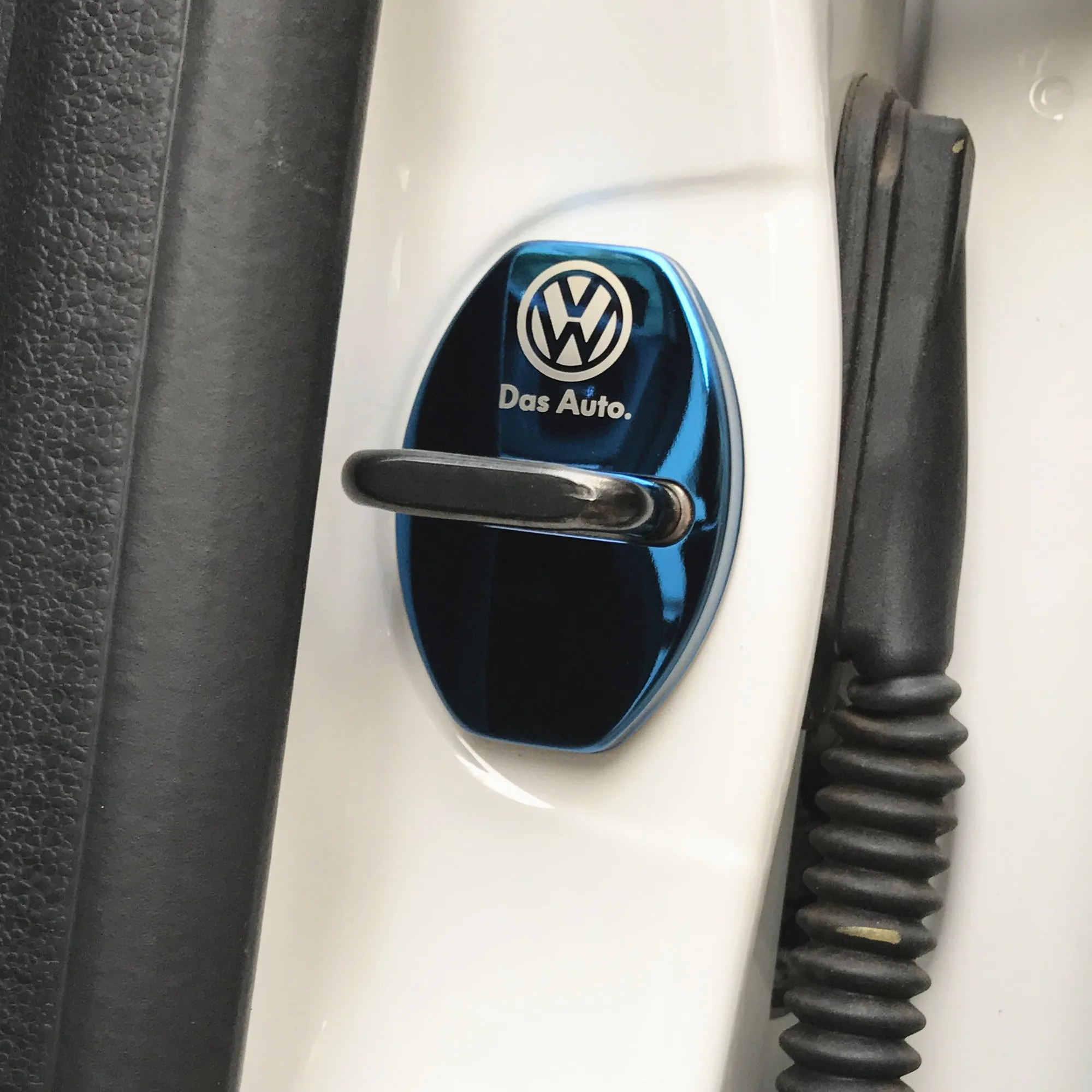 

Hub Caps 4Pcs Car Door Lock Protective Cover For VW Volkswagen Golf 6 Golf 7 Passat Tiguan Polo Jetta Accossories