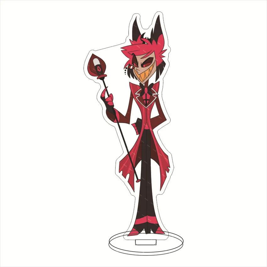 Hazbin Hotel Anime Cosplay Stand Cartoon Figure Charlie Morningstar Vaggie Alastor acrilico in piedi Desktop Decor modello regalo