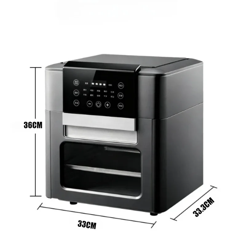 Large Capacity Multifunctional Air Fryer Touch Screen Visible Durable High Power Air Fryers Convenient Household Appliances