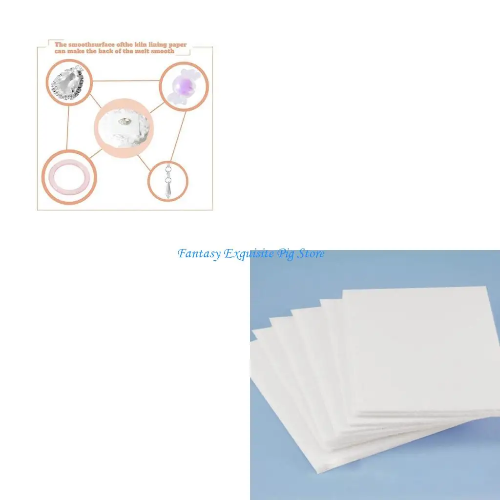 

10 шт., бумага для микроволновой печи, керамическое волокно, бумага для термоплавкой бумаги, квадратная полка, бумага, стекло,