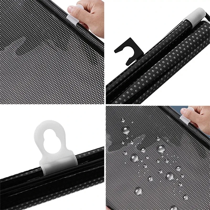 Retractable Sunshade Roller Curtain Car Bedroom Kitchen Office Window Sun-shading Curtains Nail-free Blackout Curtain Blinds