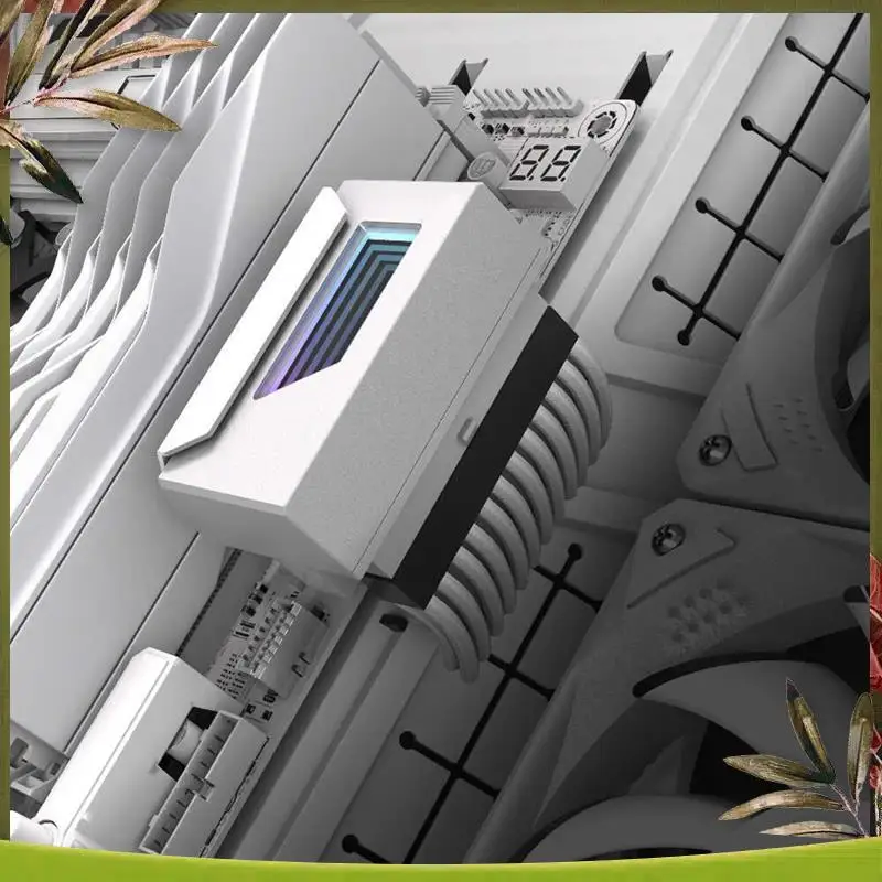 New-ATX 24Pin Adapter 180 Degree ARGB Adapter 5V Synchronization For Desktop PC Motherboard DIY Computer Accessories