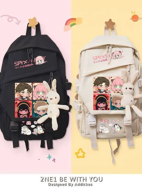 Spy X Family Merchandise Girls' Elementary And Middle School Cute Cartoon Aniya Fan Backpack Anime