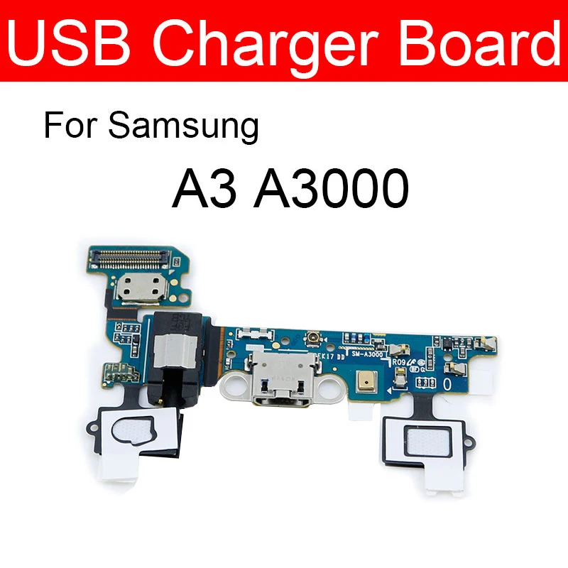 Charging USB Jack Port Board Flex Cable For Samsung Galaxy A3 2015 2016 A310F A300F A3000 USB Charger Dock Connector Board