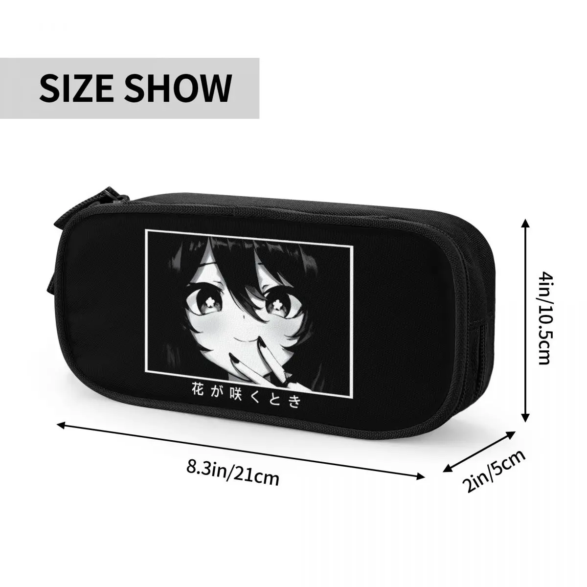 Genshin Impact Hu Tao Pencil Cases New Pen Box Bags Student Large Storage Office Zipper Pencil Pouch