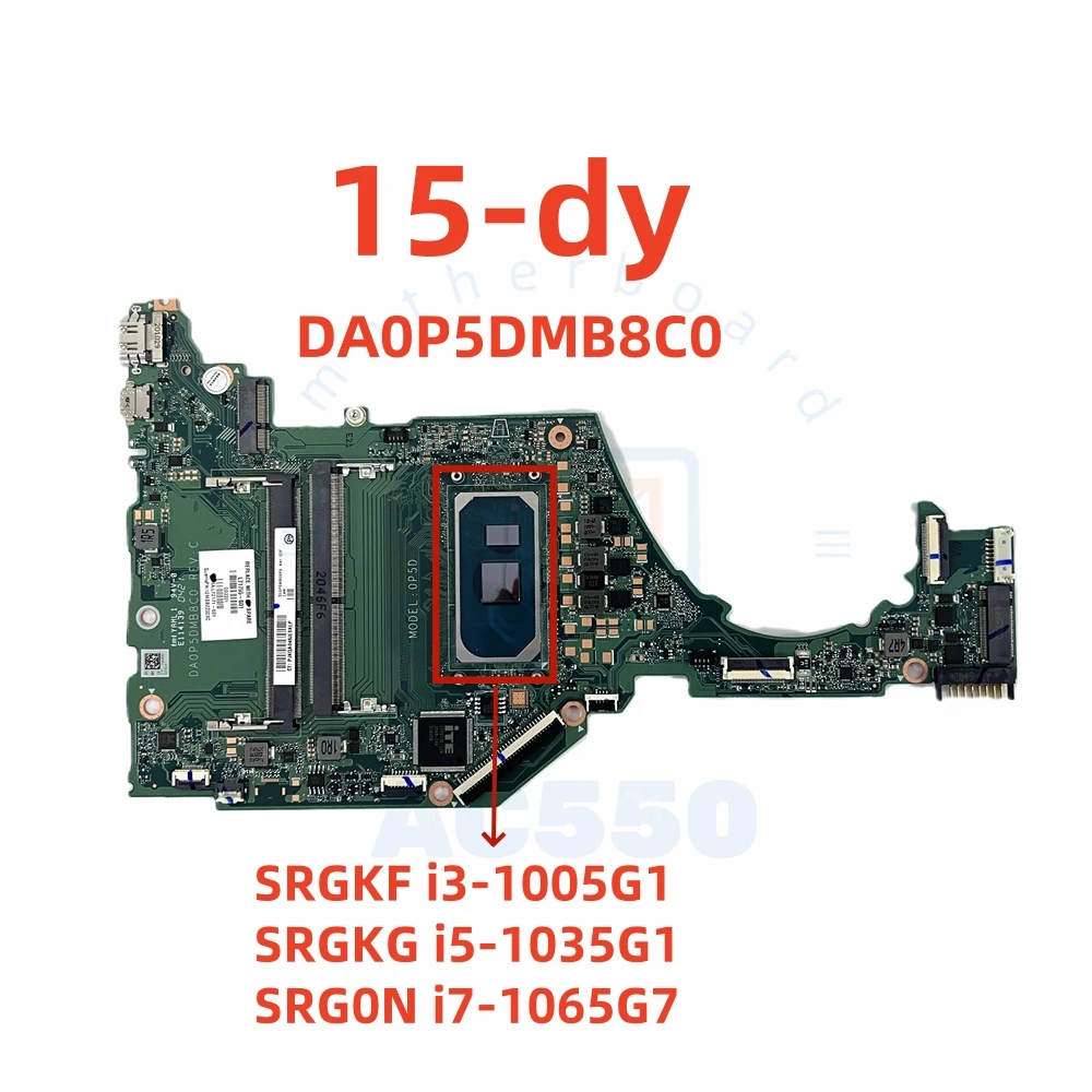 

Материнская плата ноутбука L71755 L71756 L71757-601 DA0P5DMB8C0 для HP 15-DY i3-1005G1 i5-1035G1 i7-1065G7 Полностью протестирована работает отлично