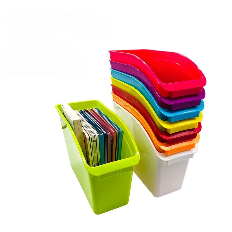 

1Pc Colored Plastic Rectangle Office Document & Book Storage Boxes - Desktop Accessories office supplies & accessories