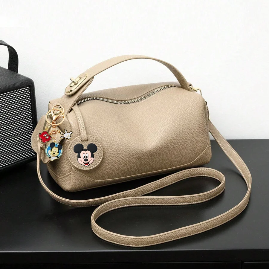 

Женская сумка через плечо Disney с Микки Маусом, осенняя новая универсальная женская сумка-подушка премиум-класса через плечо, пригородная сумка