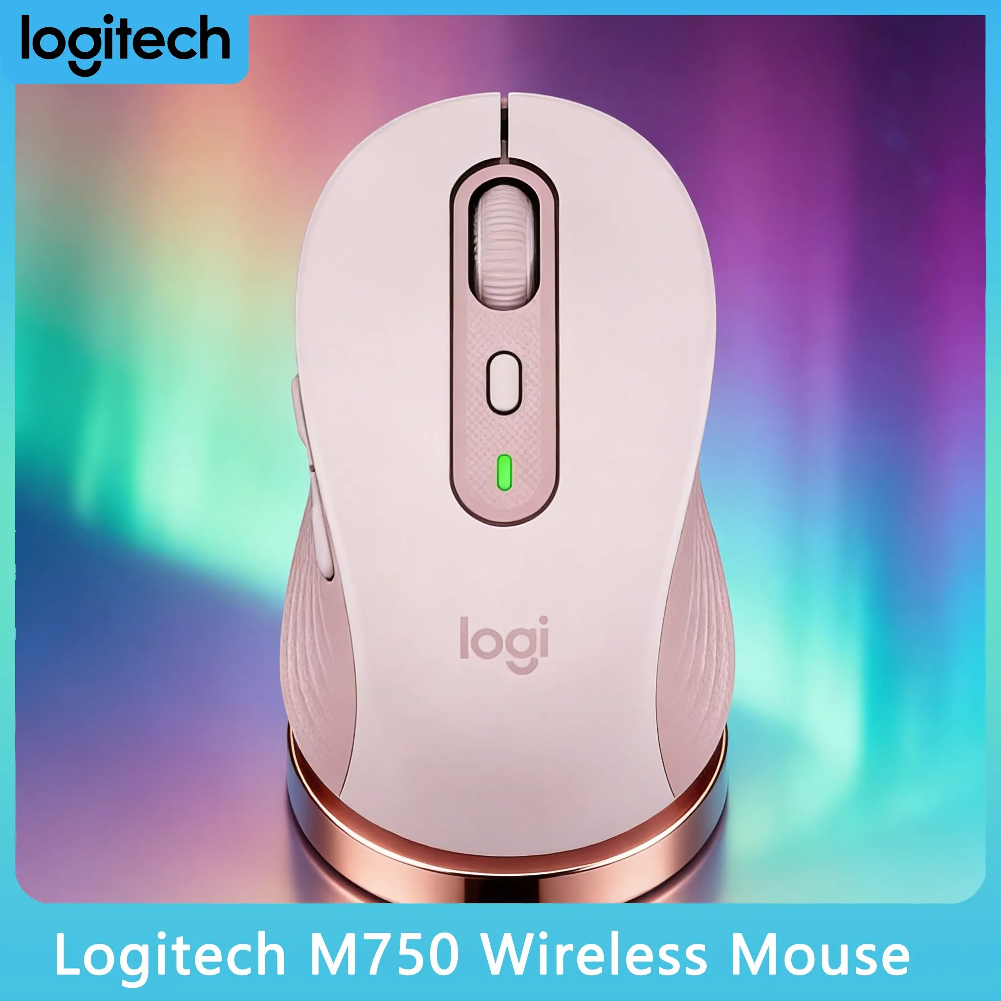 

Беспроводная мышь Logitech M750 с длительным временем автономной работы для путешествий, совместима с G304/G203/MX Anywhere 3S/M330/M650