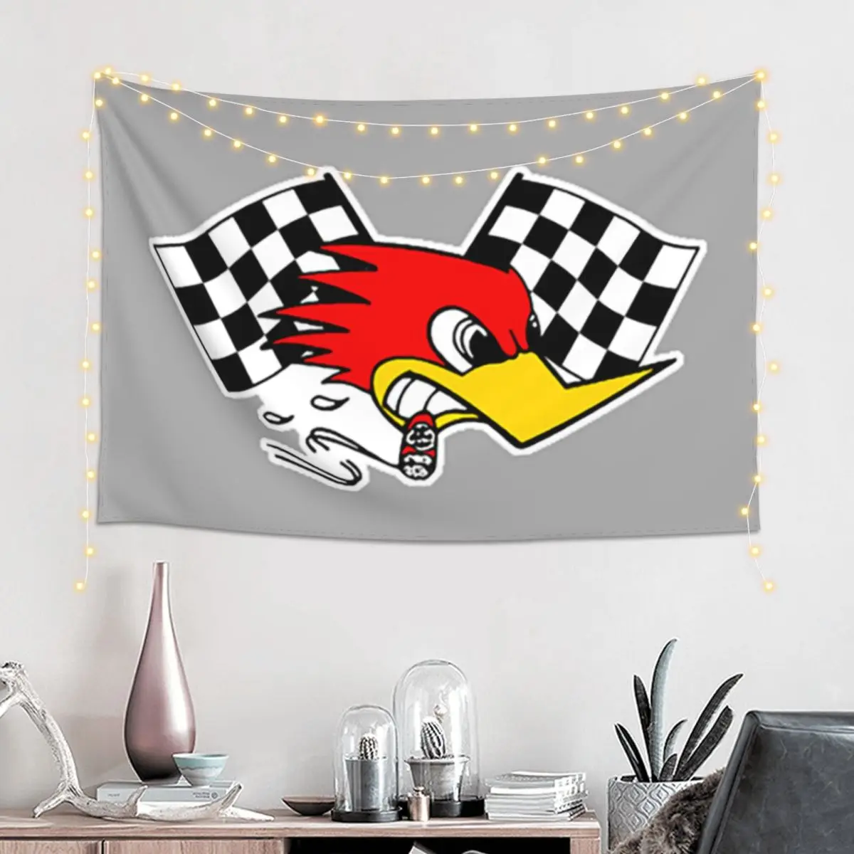 Made In The USA Street Mr.Horsepower Clay Smith Cams Tapestry Hippie Wall Hanging Aesthetic Home Decoration Tapestries for Room