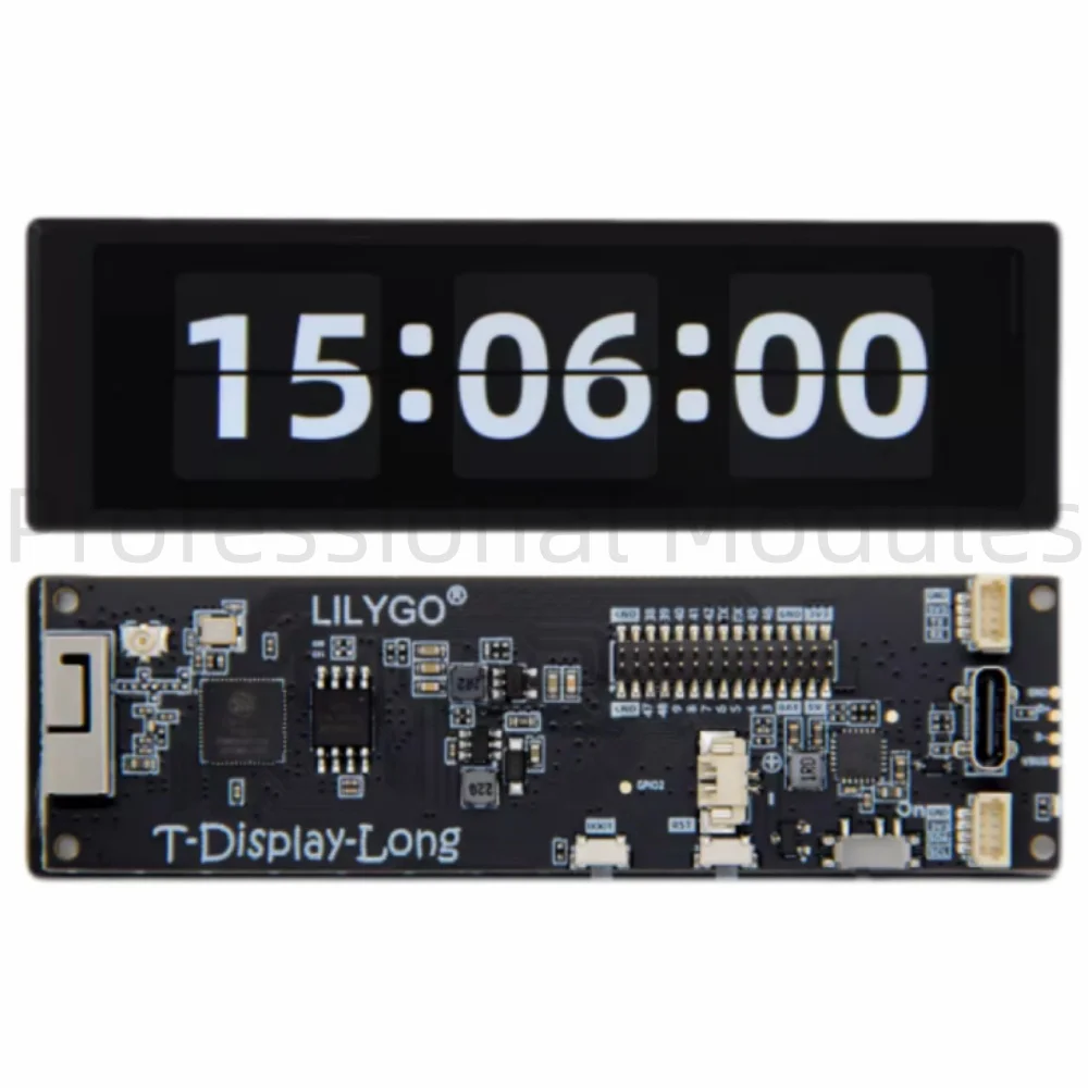 lilygo®-t-display-s3-long-34-inch-touch-display-esp32-s3-development-board-tft-lcd-wireless-module-wifi-bluetooth-16mb-flash
