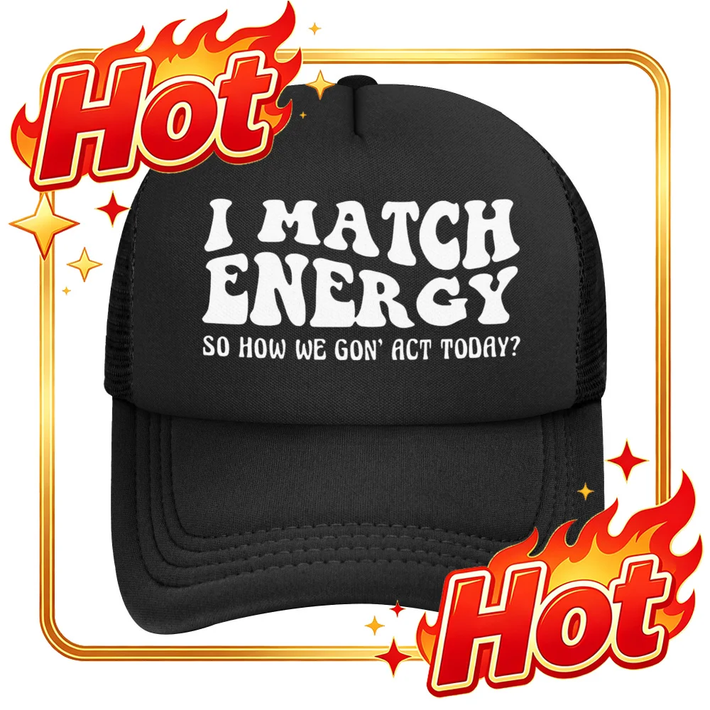 Custom Hat Sports Breathable Mesh Baseball Cap Polyester Ultra Light Adjustable Sun Hat Trendy Printed Outdoor Sun Hat For Men A