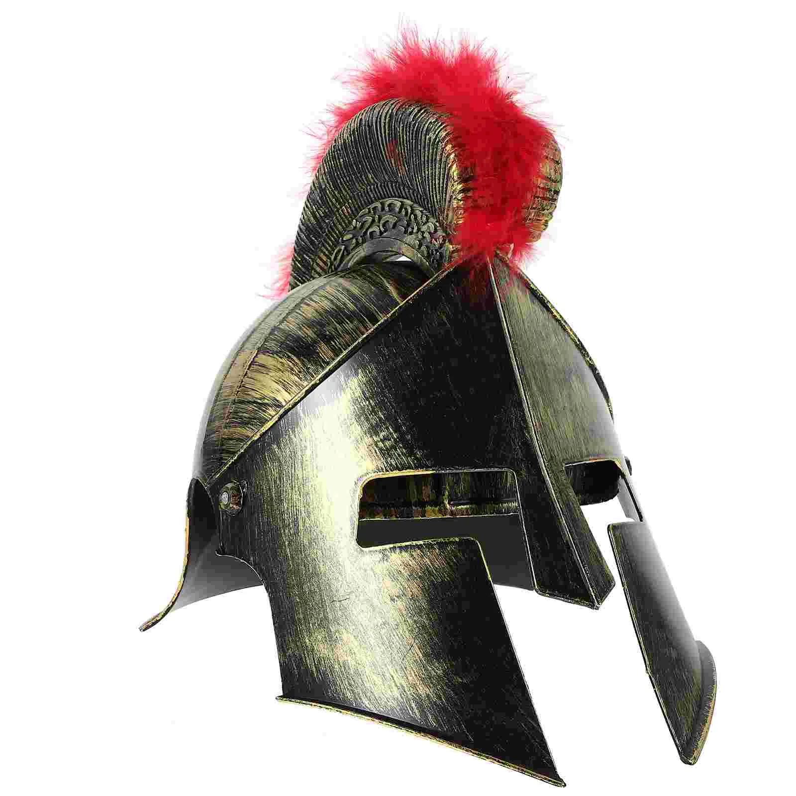 Samurai Hat Adults Roman Costume Gladiator Soldier Men Hats Knight Cosplay Fashioned Headgear Party Prop