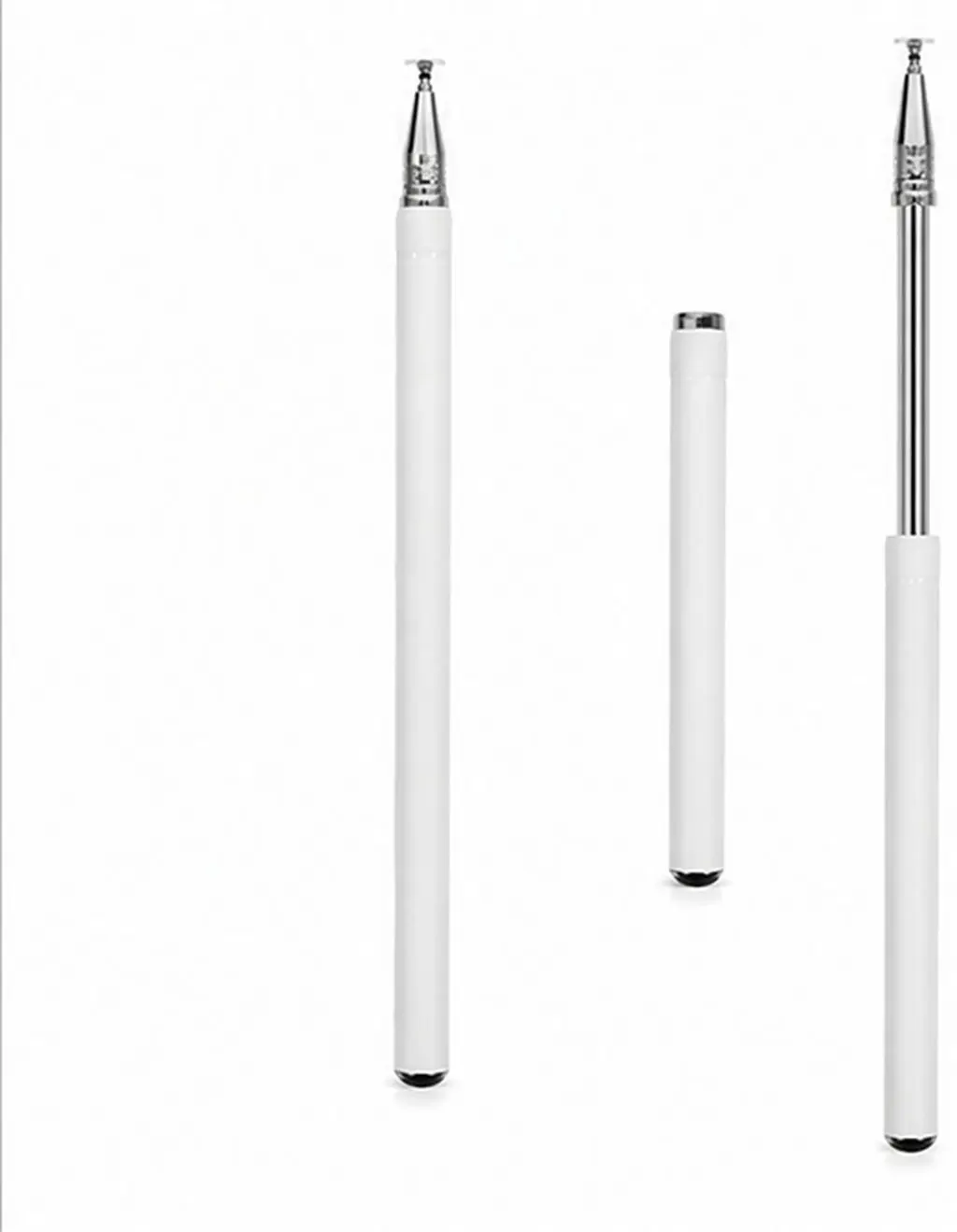 Retractable Stylus Pen for Touchscreen Capacitive Screen Precision Drawing Note Taking Lightweight Metal Tablet Stylus