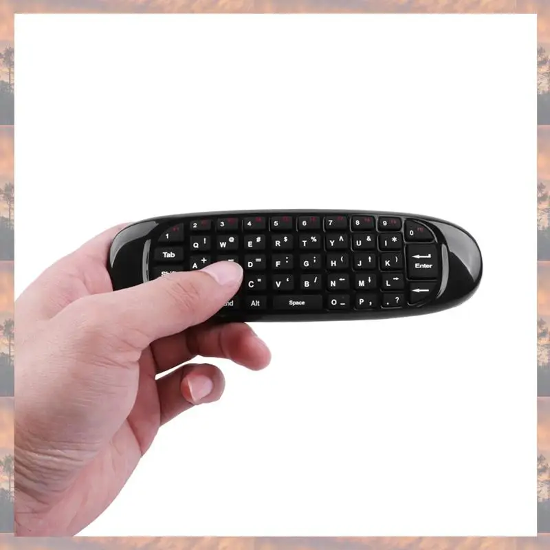 N75R-3X 2.4G Air Mouse Tastiera wireless Telecomando per Android TV Box Computer Versione inglese Giroscopio a 6 assi