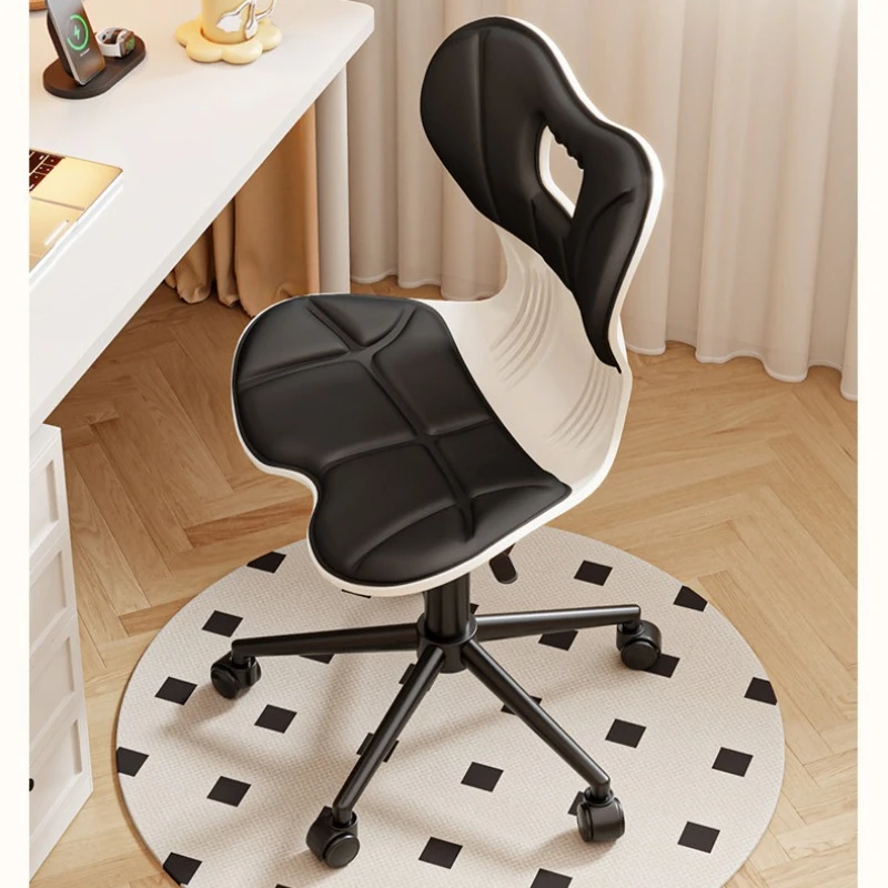Study Armless Office Chair Ergonomic Computer Designer Office Chair Mobile Accent Computer Lazy Silla De Oficina Home Furniture