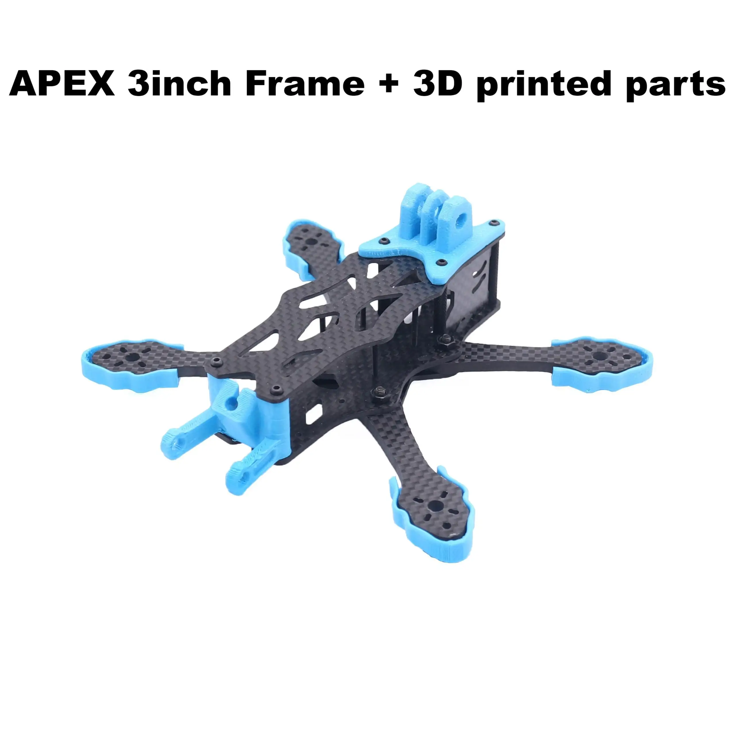 Zestaw ramy z włókna węglowego Happy APEX Mini 3 cale (150 mm) o grubości 4 mm do dronów FPV Freestyle RC Racing Quadcopterów