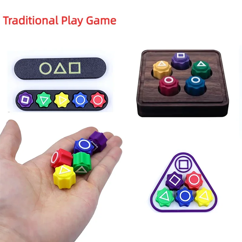 Traditional Play-Game Fun Gonggi Jack Stone Pebbles Set Hand Eye Coordination Training Toy Gonggi Set Board Party gonggi Game