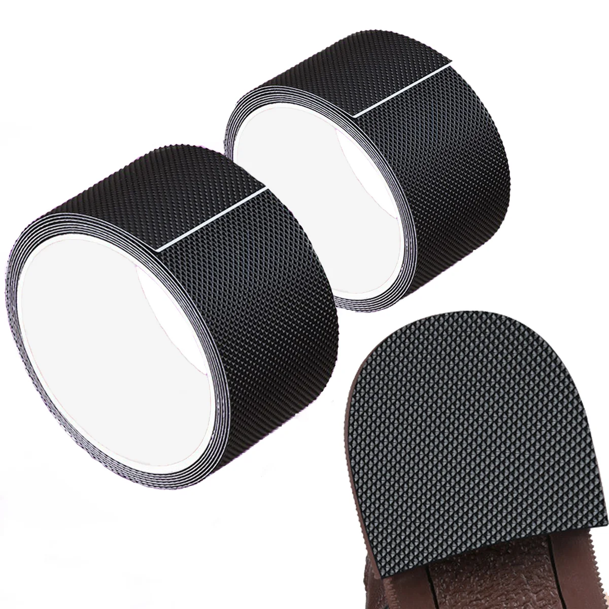 1 Roll Thick Non-Slip and Wear-Resistant Sole Sticker-Self Adhesive Sole Protector-Sound-Canceling Thick Heel Protection