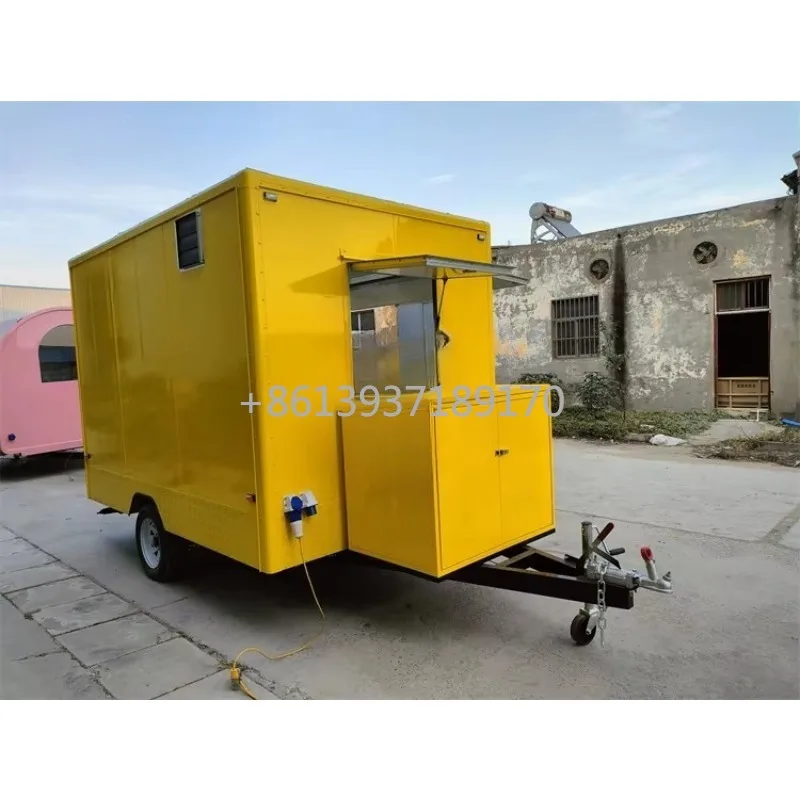 

Малый бизнес-барбекю Кебаб Бангкок Мобильные прицепы для еды Уличная тележка для еды Прицеп с цветной формой Настроить