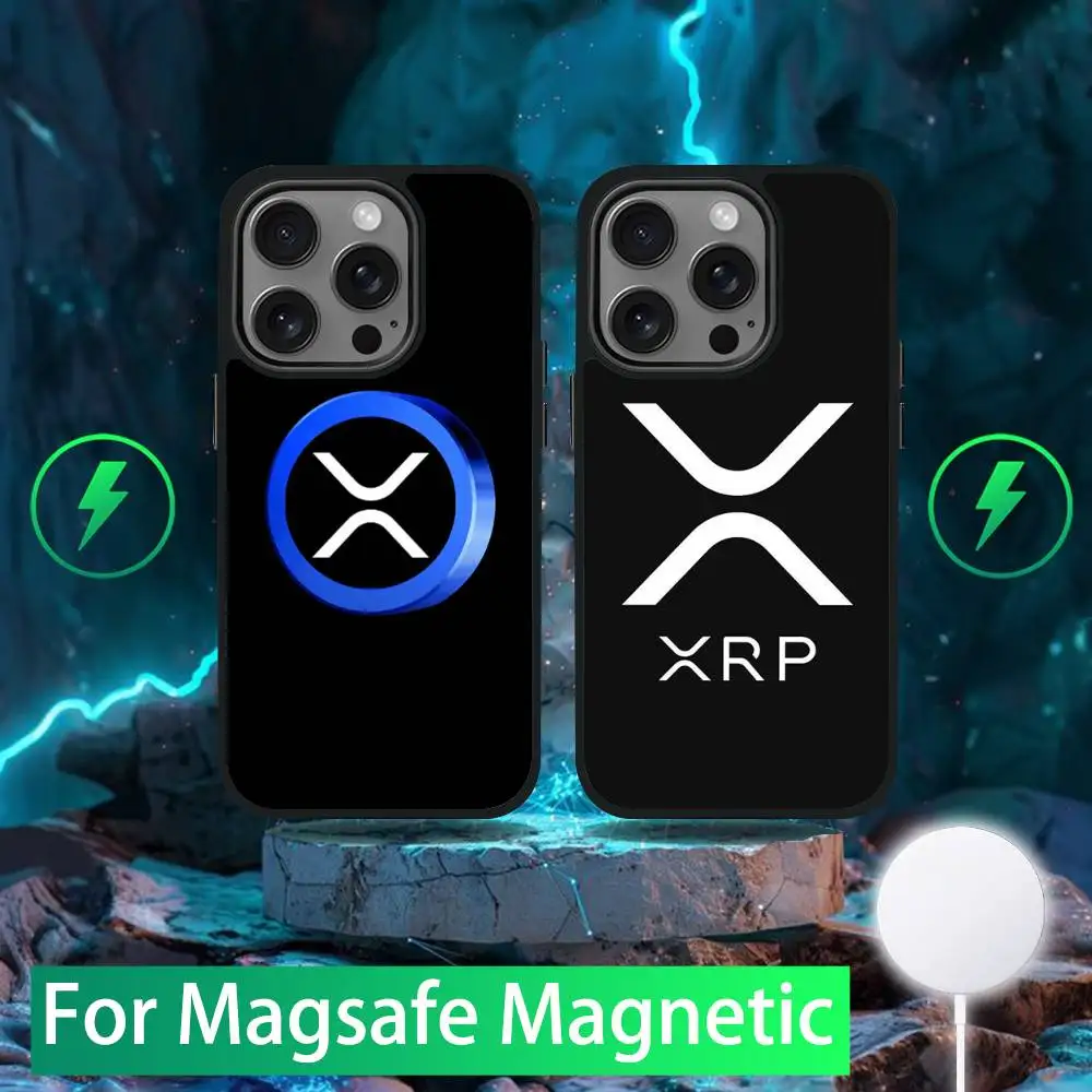 

Xrp Crypto Ripple Phone Case For iPhone 16,15,14,13,12,11,Pro,Max,Plus,Mini,SE New Magsafe Magnetic Wireless Charging