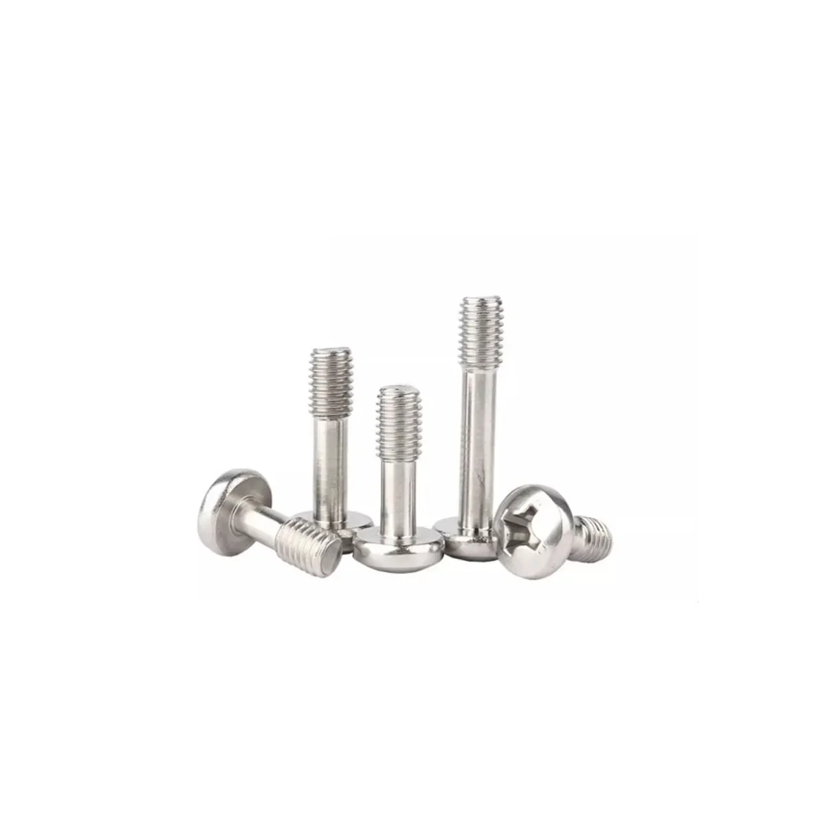 Vis à Tête Ronde Croisée en Acier Inoxydable 304, Accessoire Anti-desserrage et Anti-desserrage