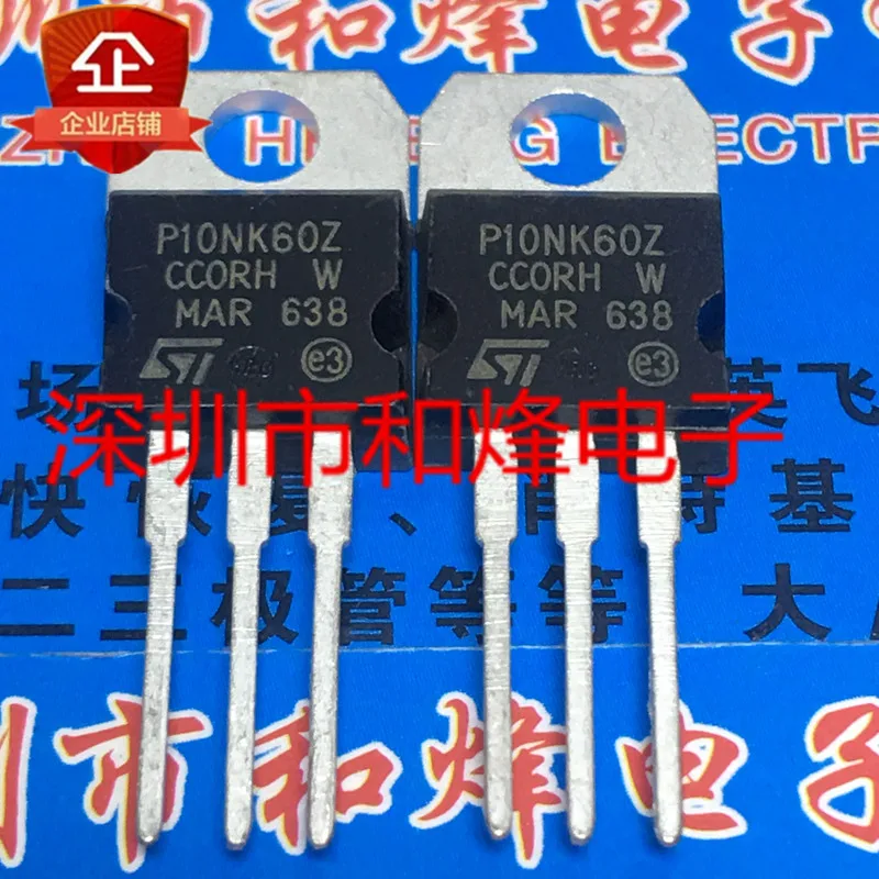 5PCS-10PCS STP10NK60Z P10NK60Z TO-220 600V 10A ORIGINAL ON STOCK