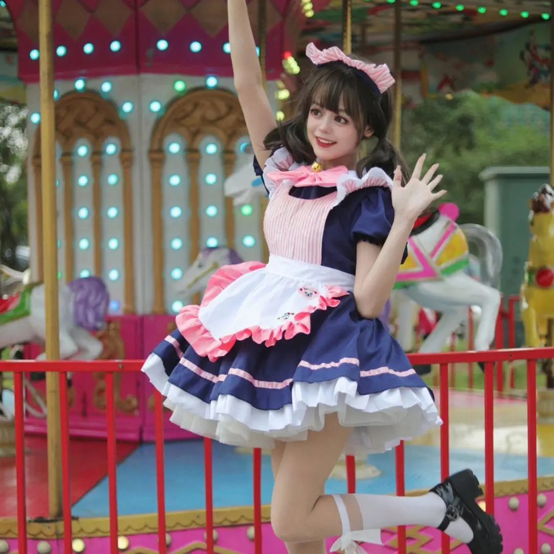 Cute Princ Dr Cosplay loween Role-plang Outfit Maid orm Coffee op Lovely Lolita Sle Women's Clothing