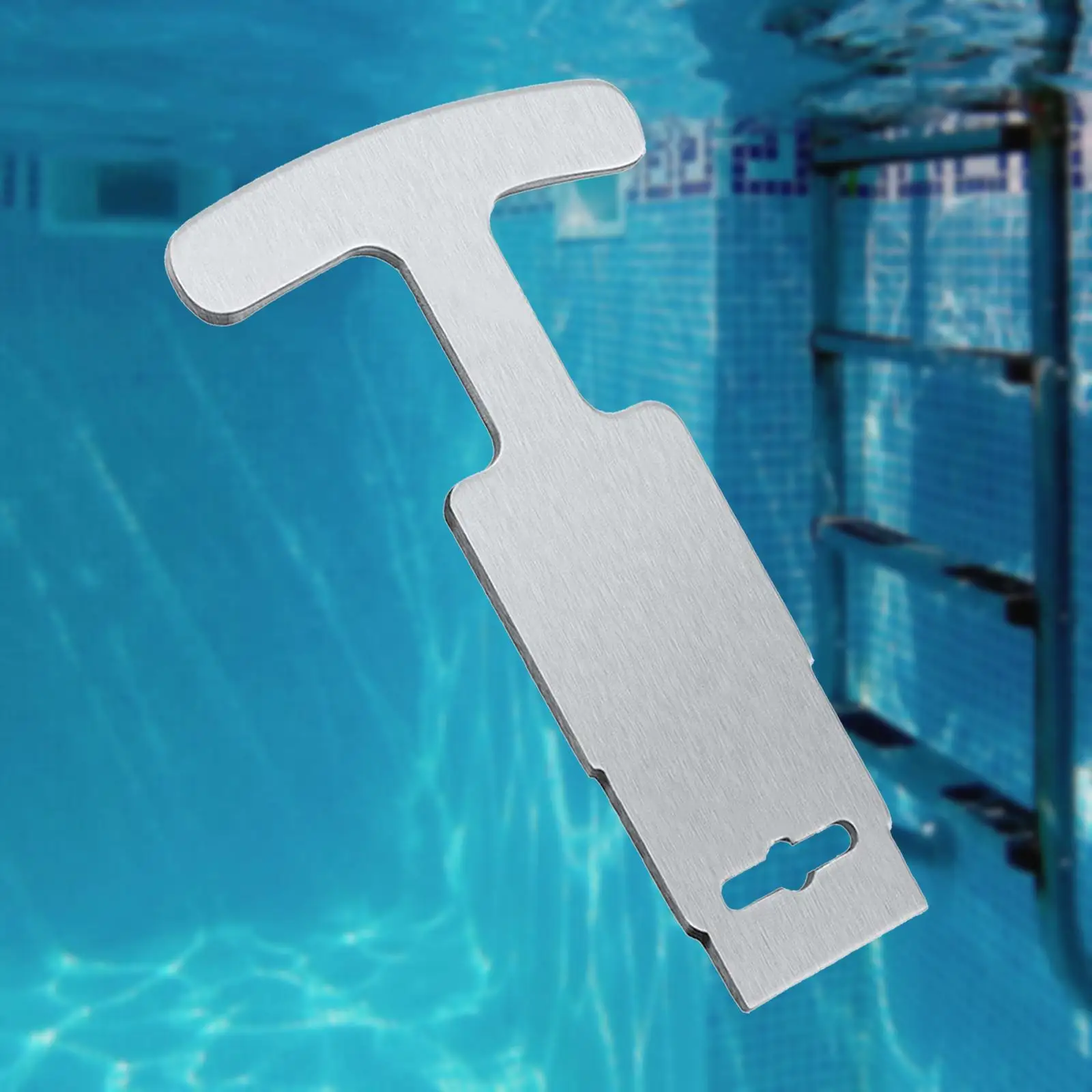 Pool Plug Removal Tool for Above Ground & Inground Pool Inlet Fittings Metal Pool Drain Plug Removal Tool with Handle Grip