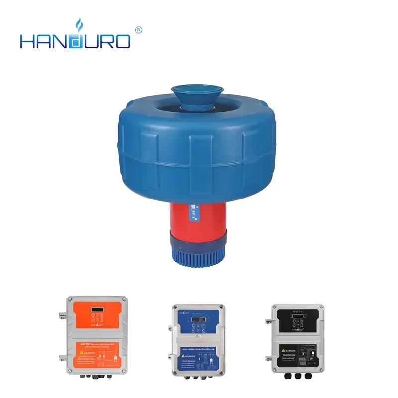 HANDURO Aireador Solar Con Impulsor Oxygenation Pump for Fish Farms Solar Powered Aerator Fish Pond Aeration Aerator Pump