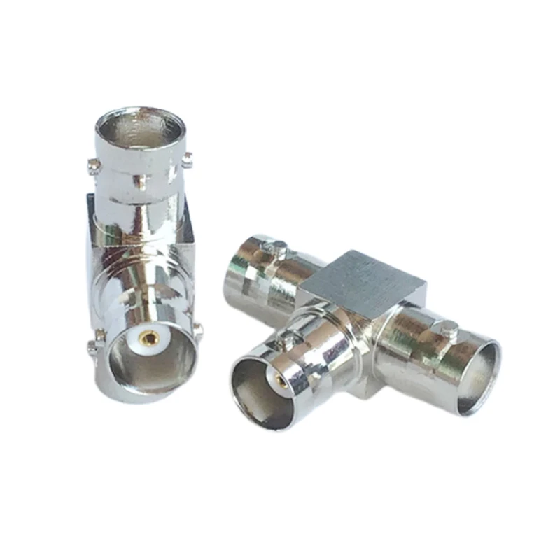 Kupfer-BNC-Steckverbinder-Set BNC-Stecker-Buchse auf Q9-Adapter 90-Grad-Winkel T-Typ 3-Wege-4-Wege-Splitter RF-Koaxial-Konverter – Detail 3