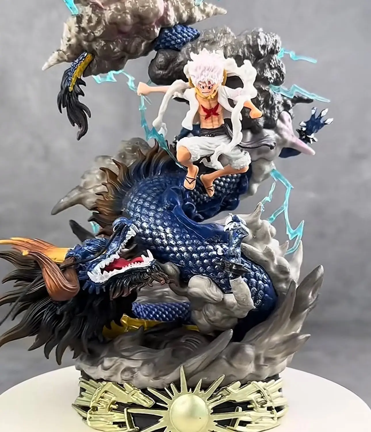 ฟิกเกอร์อนิเมะวันพีซใหม่ขนาด 23 ซม. มังกี้ ดี. ลูฟี่ ของตกแต่ง PVC รุ่นฉากจำลอง ตั้งโต๊ะ ของขวัญวันเกิด ของเล่น