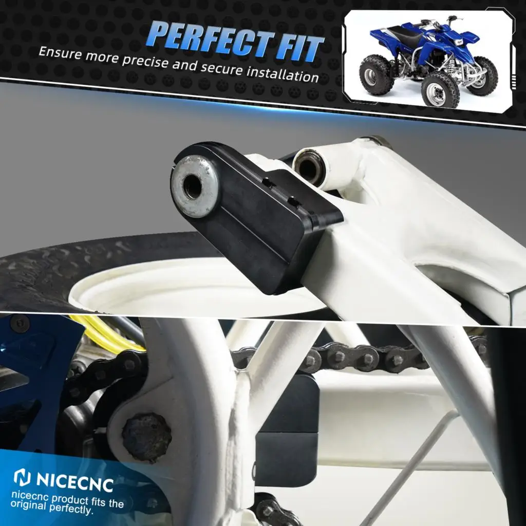 

NICECNC For Blaster 200 ATV Chain Slider For Yamaha Warrior350 1988-2011 Raptor 350 2004-2013 Banshee350 1987-2008 PA66 Nylon