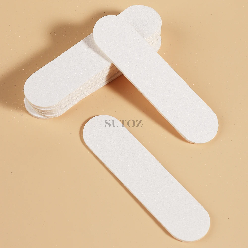 50/100pcs Double-sided Mini Nail Files Bulk Removing Gel Polish Professionel Nail Buffer Manicure Sanding Polishing Tools NTCX