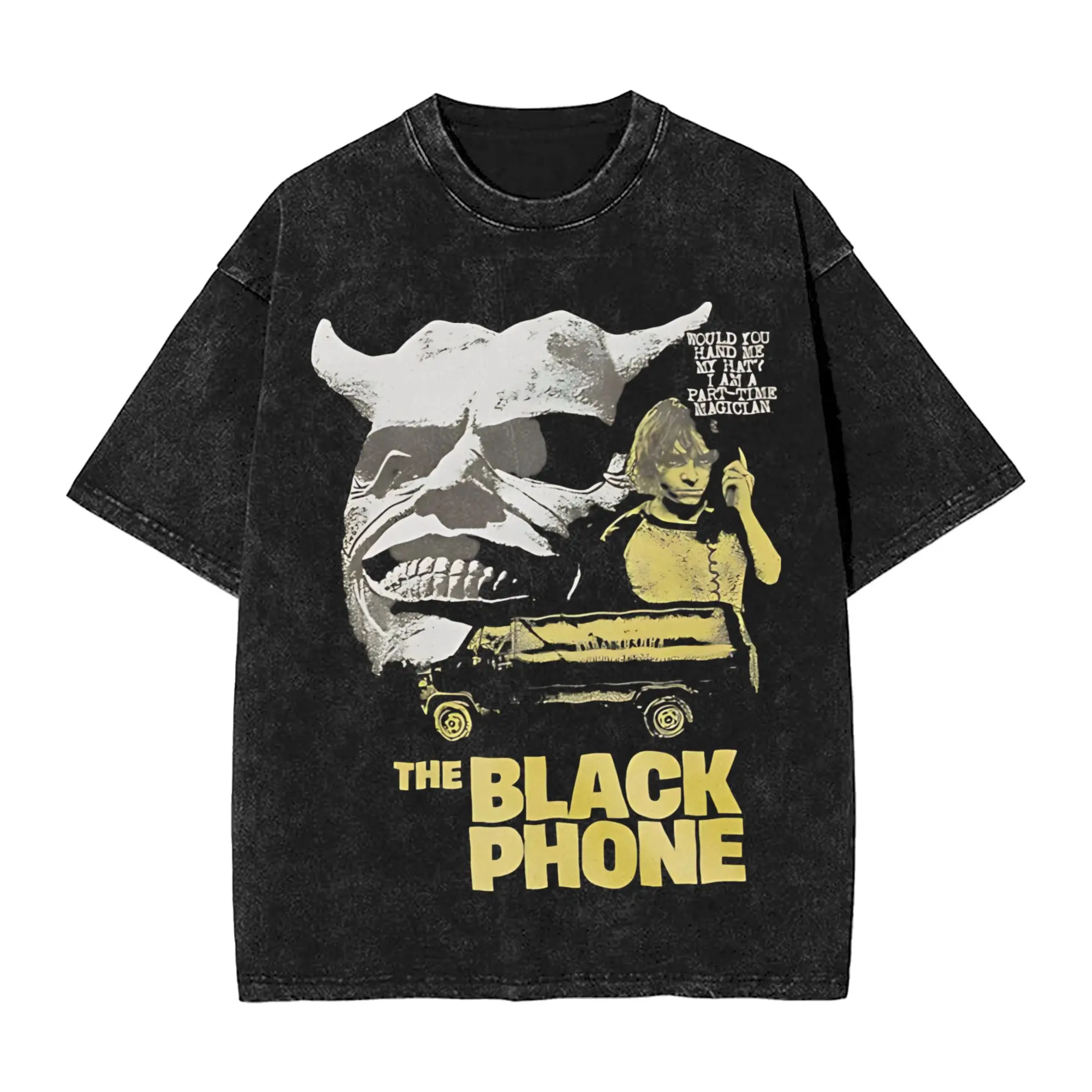 

Men The Black Phone Horror Movie T-Shirts Top Tees Summer Y2K Basic Short Sleeve T-Shirt O Neck Fashion Casual Tee Shirt Cheap
