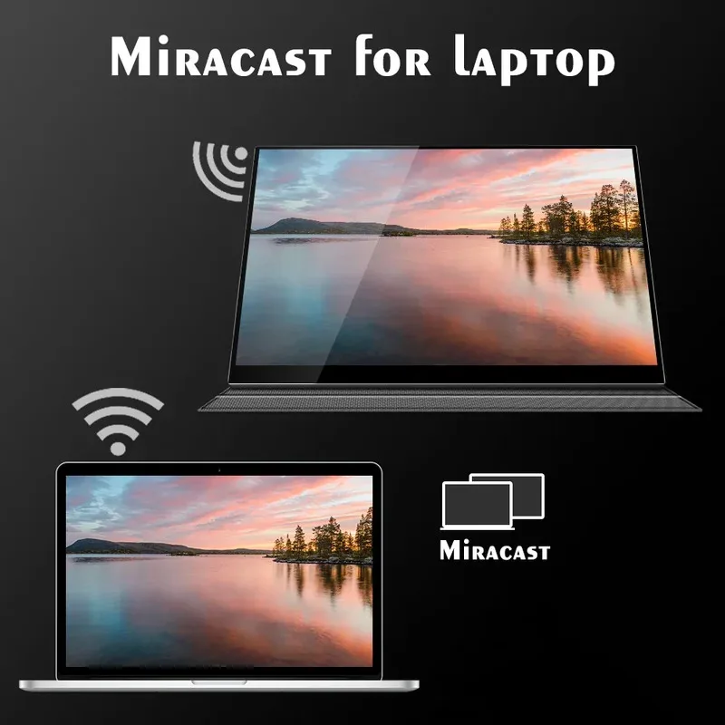 15.6" Fhd Ips Computer Gaming End Led Screen From China Display High Brighltnees Portable Wireless 1080p Usb Type-C Monitor