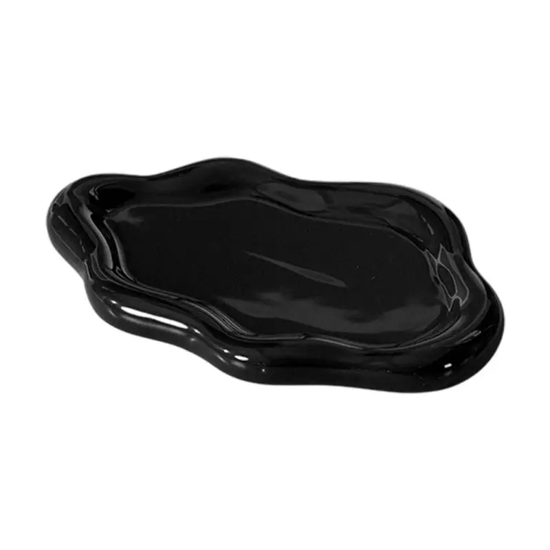 

J78F Ceramic Jewelry Display Tray Safe Glossy Finish Foldable Storage Solution Perfect For Weddings Thanksgiving Halloween