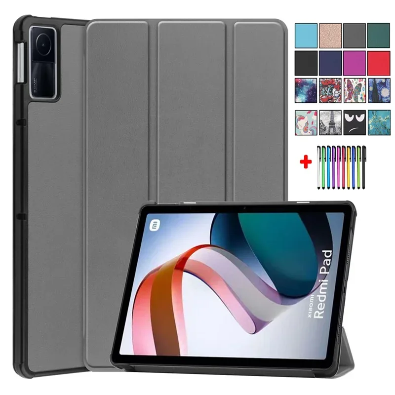 

Чехол для Xiaomi Redmi Pad 10,61 дюйма, чехол для планшета Xiaomi Redmi Pad, 2022, умный чехол из искусственной кожи с магнитной откидной крышкой, детский чехол